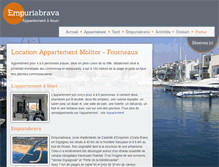 Tablet Screenshot of empuriabrava-appartement.be